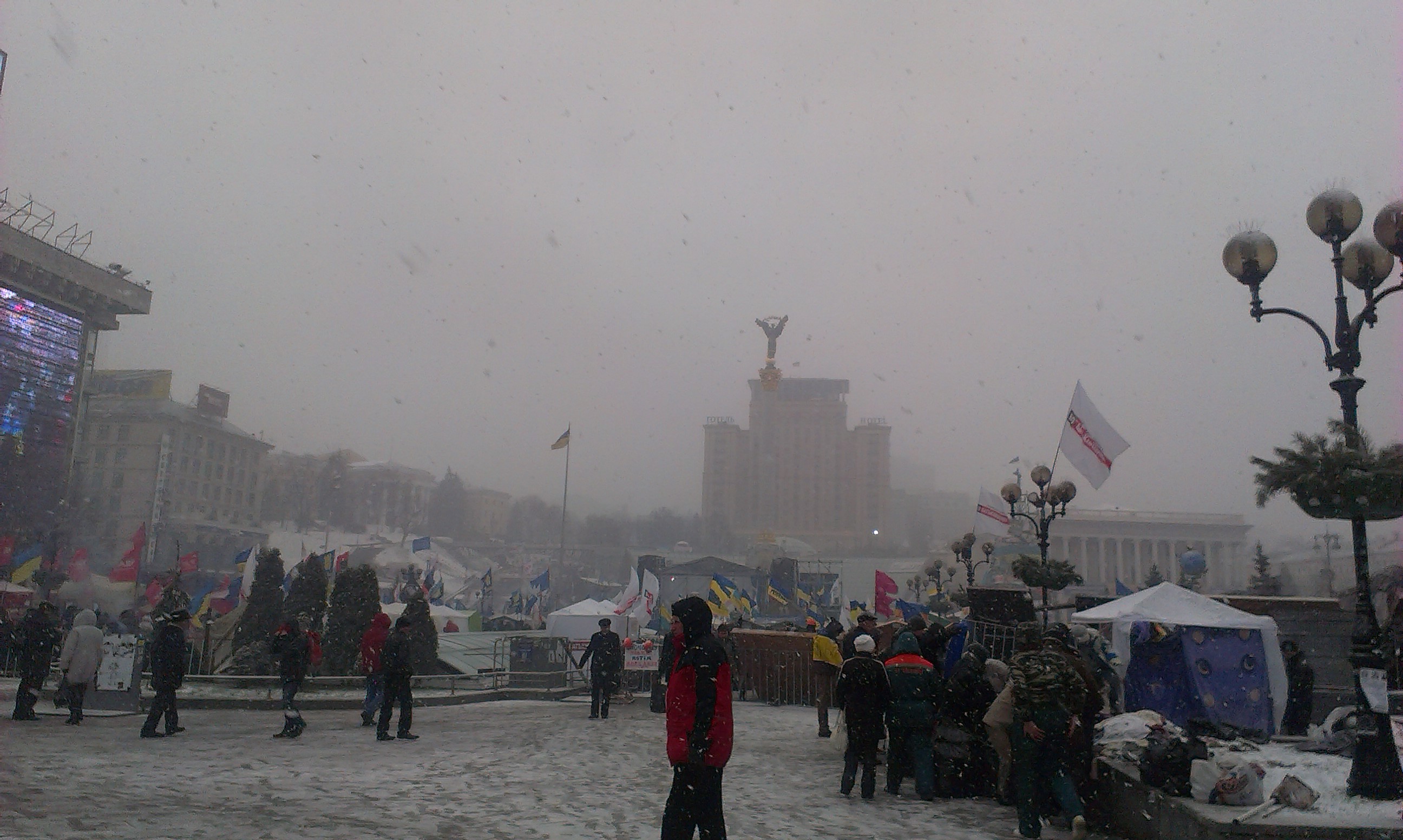 Ani zima Ukrajince neodradila